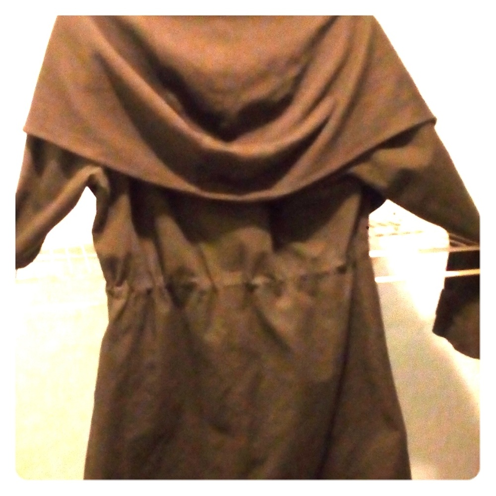 Brown Vince Camuto Hooded Jacket